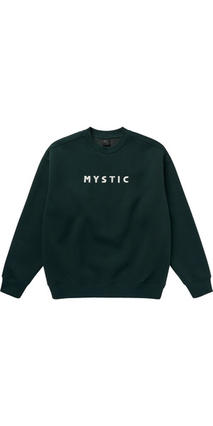 2025 Mystic Mens Brand Crew Sweat 35104.250135 - Cypress Green